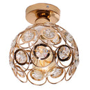 Industrial rose gold & brass ceiling light for living room