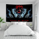 Industrial sewing machine death metal tapestry living room decor