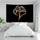 Industrial sewing machine death metal tapestry living room decor