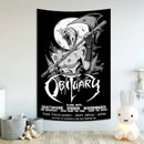 Industrial sewing machine death metal tapestry living room decor