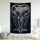 Industrial sewing machine death metal tapestry living room decor