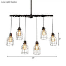 Industrial Silver Pendant Light Fixture