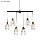 Industrial Silver Pendant Light Fixture