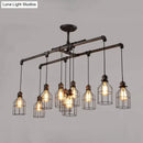 Industrial Silver Pendant Light Fixture
