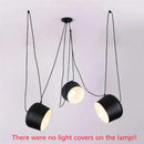 Industrial spider pendant lamp – living room matte black light