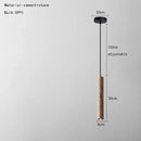 Industrial stone led pendant lamp kitchen speckled concrete light