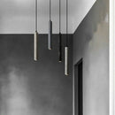 Industrial stone led pendant lamp kitchen speckled concrete light