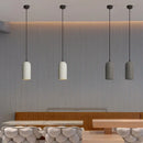 Industrial style led chandelier white & gray pendant for bedroom