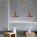 Industrial terracotta cement pendant lamp dining room hanging light