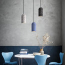 Industrial terrazzo cement pendant lights for kitchen and dining room