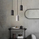 Industrial terrazzo cement pendant lights for kitchen and dining room