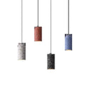 Industrial terrazzo cement pendant lights for kitchen and dining room