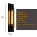 Industrial wall lamp black & silver 8w led sconce for bedroom