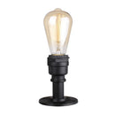 Industrial water pipe wall sconce kitchen light in black & brass