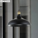 Industrial weathered brass wrought iron pendant light kitchen dome