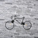 Industrial white iron bicycle pendant light living room decor