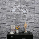 Industrial white iron bicycle pendant light living room decor