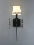 Industrial white wall lamp with brass finish for bathroom