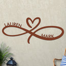 Infinity Heart Wedding Sign