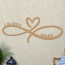 Infinity Heart Wedding Sign