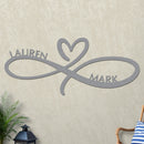 Infinity Heart Wedding Sign