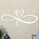 Infinity Heart Wedding Sign