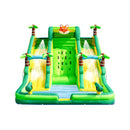 Inflatable Water Slide Park With Pool And Climbing Wall (SAK90736)