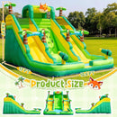 Inflatable Water Slide Park With Pool And Climbing Wall (SAK90736)