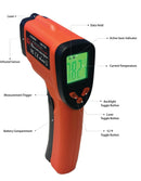 Infrared Thermometer Gun for Pizza Oven, Grill, Meat, Griddle, HVAC, Engine | -58°F to 1022°F Range (exact model may vary)