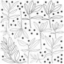 Giant Gray Leaves - Vinyl Nursery Wall Art Decals
