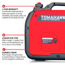 2000 Watt Inverter Generator Super Quiet Portable Gas Power Professional Use