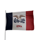 Iowa State Flag 3x5 - Nylon American Made with Brass Grommets