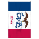Iowa State Flag 3x5 - Nylon American Made with Brass Grommets