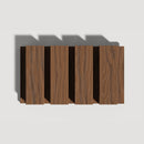 Exterior Wood-Look Composite Slat Panel Samples