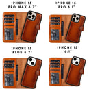 Casper Leather iPhone 15 Series Wallet Case