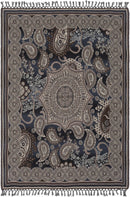 Obsteig Silver Gray Throw