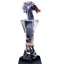 Iridescent decorbites crystal horse trophy living room decor figurine