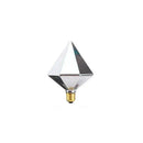 Iridescent geometric 3d fireworks led bulb bedroom star night light