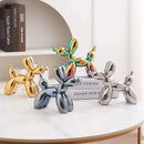 DecorBites™ Balloon Dog Ceramic Sculpture Ornament for Home Office Decor & Gifts