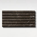 Iris Black Honed Flute Trim 6x12x3/4