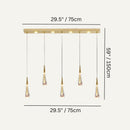 Drop Linear Chandelier