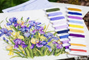 Irises K-122A Counted Cross-Stitch Kit