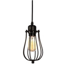 Iron Chandelier with Metal Cage Design for Modern Spaces