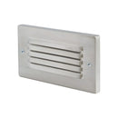 Louver LED Light Fixtures Step & Walkway - Nickel Brushed, 2.7W 120V, 3000K 160 LM