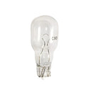 T5 Clear Incandescent Wedge Base Bulbs, 7W 12V AC or DC Input - Pack(20)