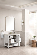 James Martin Breckenridge 36" Single Bathroom Vanity, Bright White