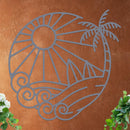 Island Sunset Surf Circle Sign