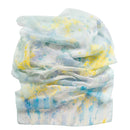 Meadow - Long Silk Scarf - Sky Blue