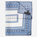 Pois - Silk Pocket Square - Blue