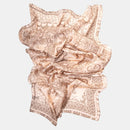 Colette - Silk Scarf/Shawl - Peach